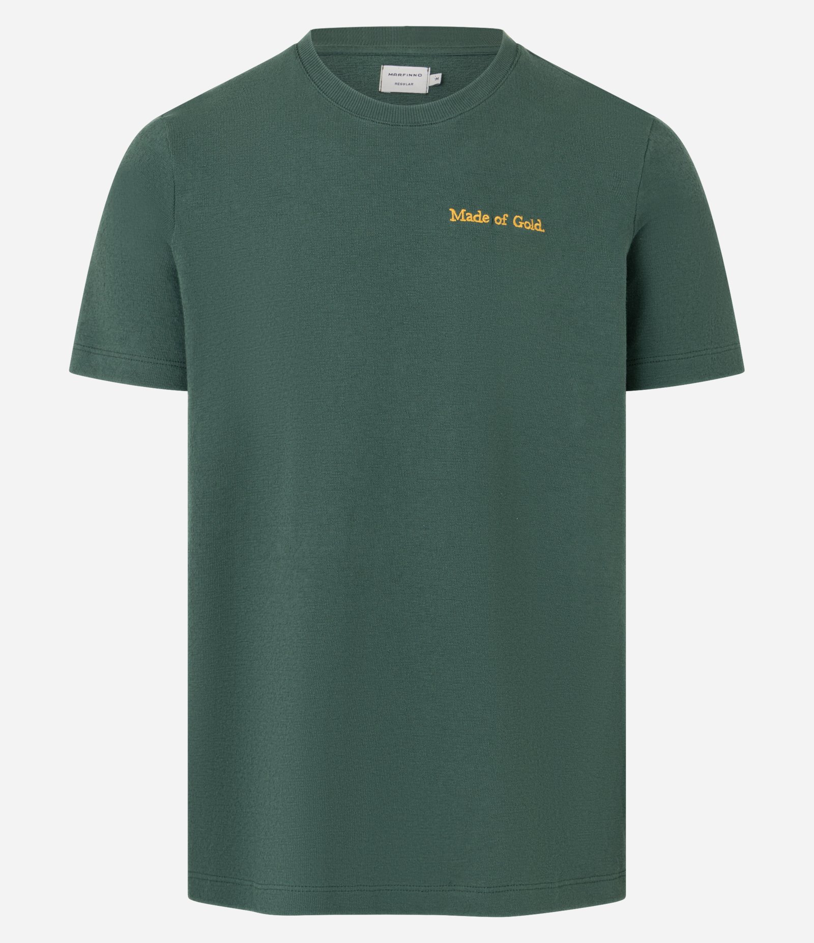 Camiseta em Algodão com Estampa Frente e Costas Paisley Verde 5