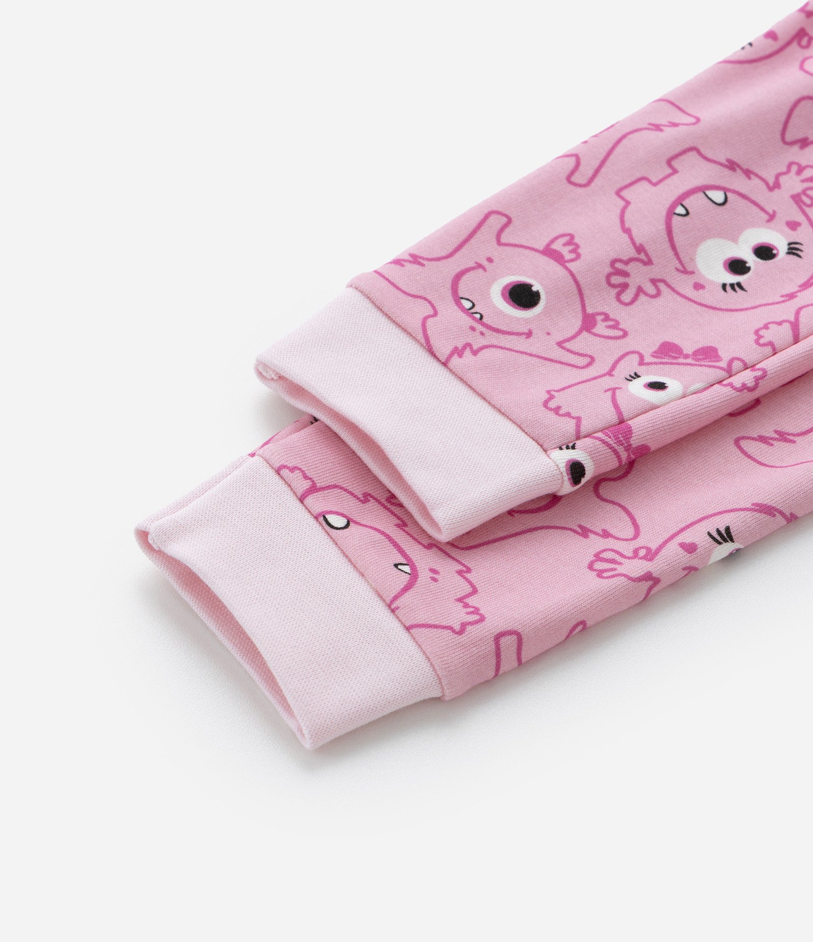 Pijama Infantil com Estampa Carinha de Mostra - Tam  2 a 6 Anos Rosa 8