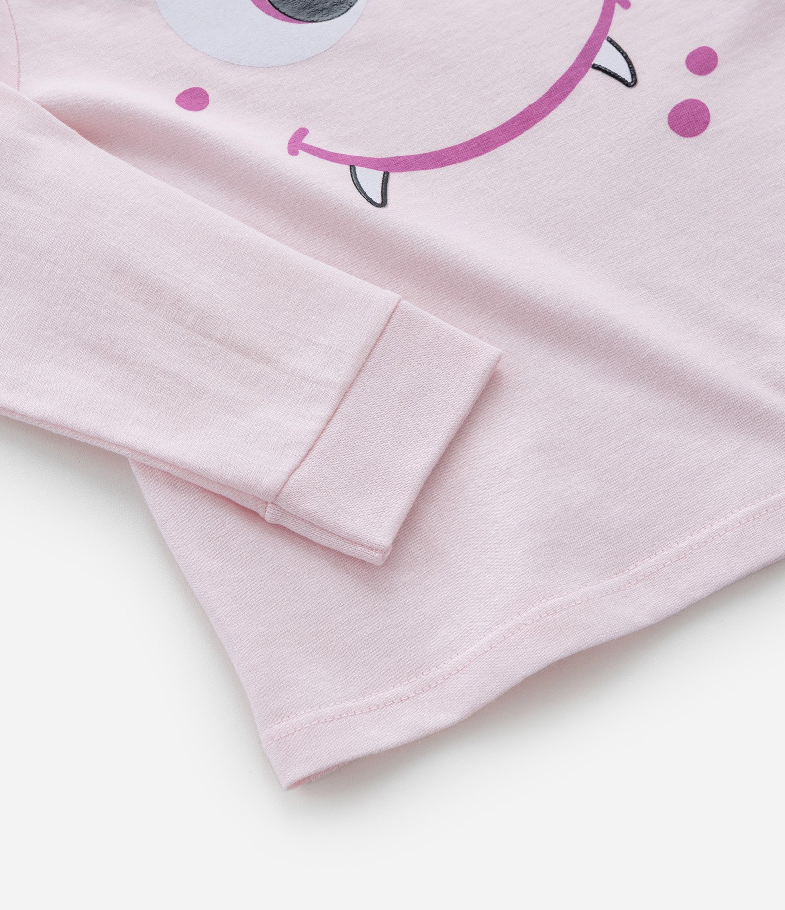 Pijama Infantil com Estampa Carinha de Mostra - Tam  2 a 6 Anos Rosa 10