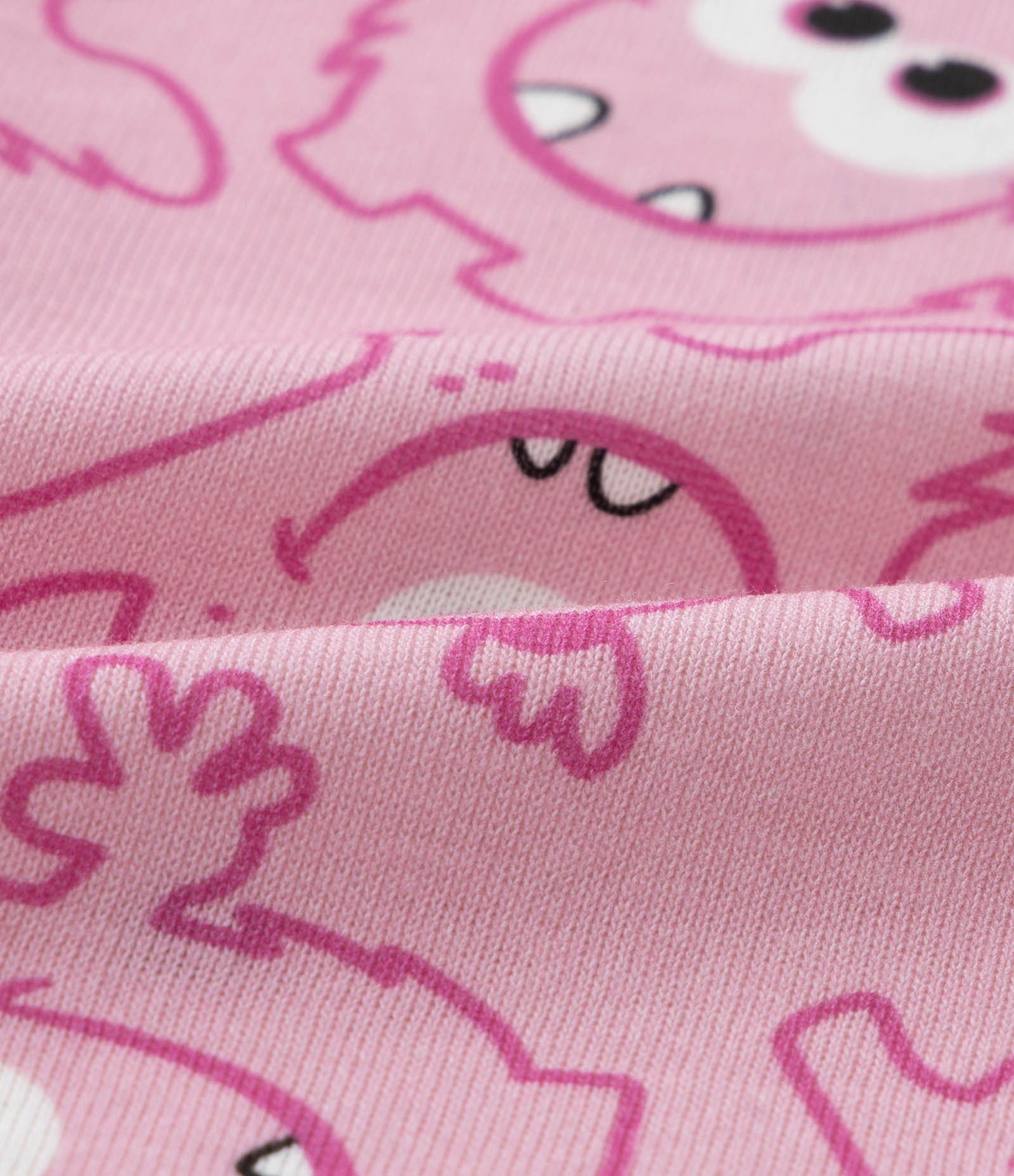 Pijama Infantil com Estampa Carinha de Mostra - Tam  2 a 6 Anos Rosa 4