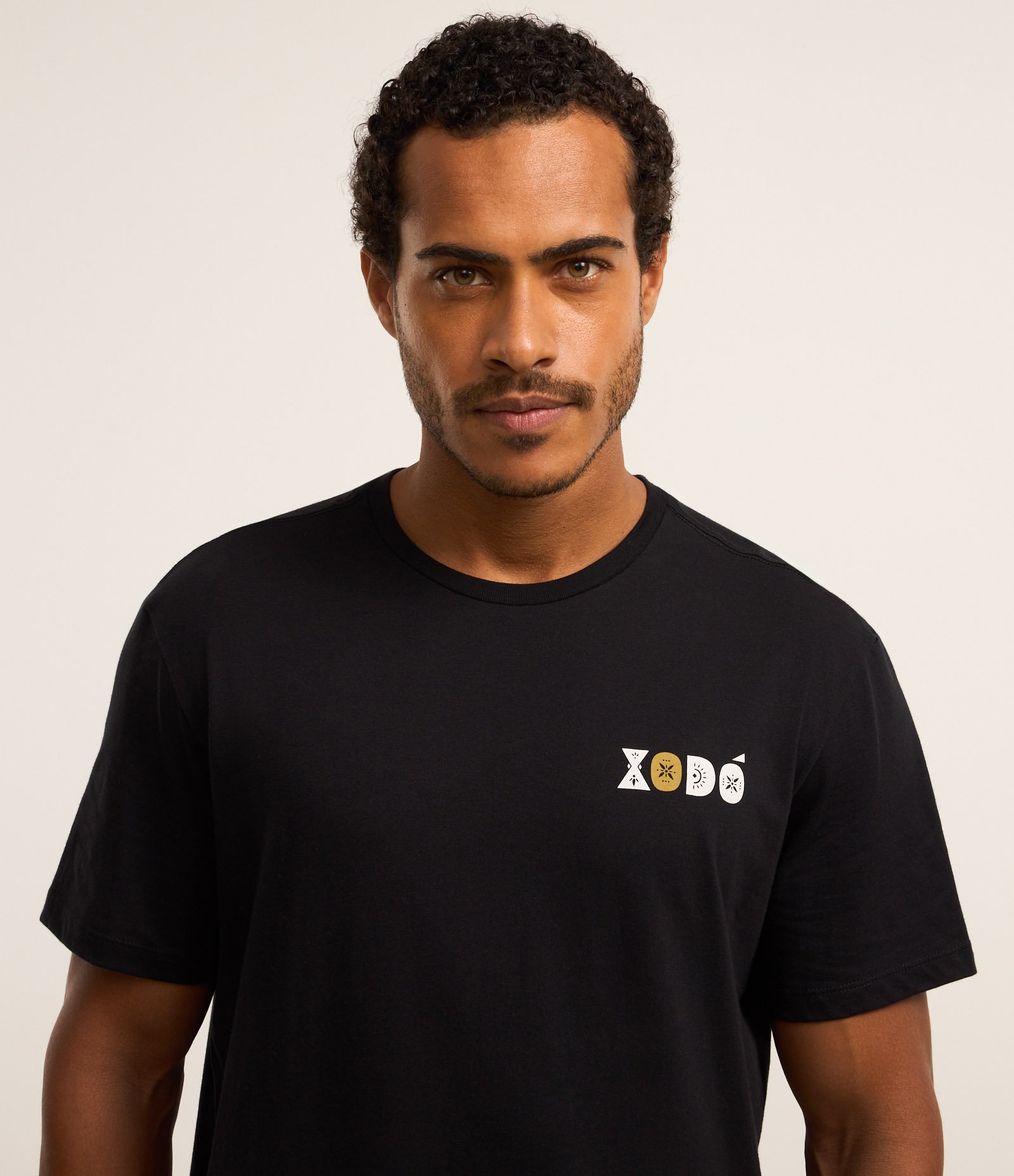 Camiseta Comfort em Algodão com Estampa Xodó Preto 4