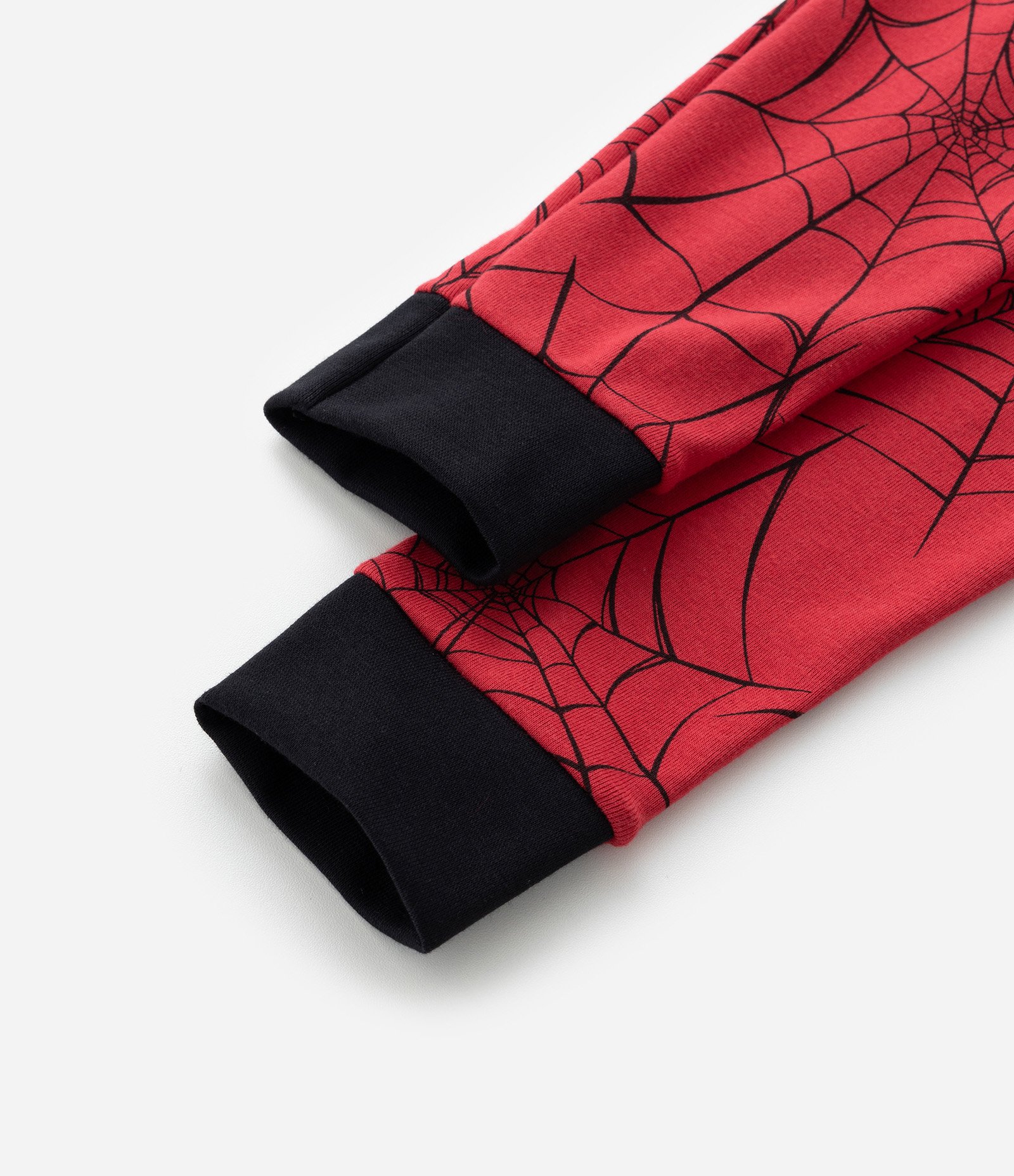 Pijama Infantil Longo com Estampa do Homem Aranha Brilha no Escuro- Tam 3 ao 10 anos Preto/Vermelho 8
