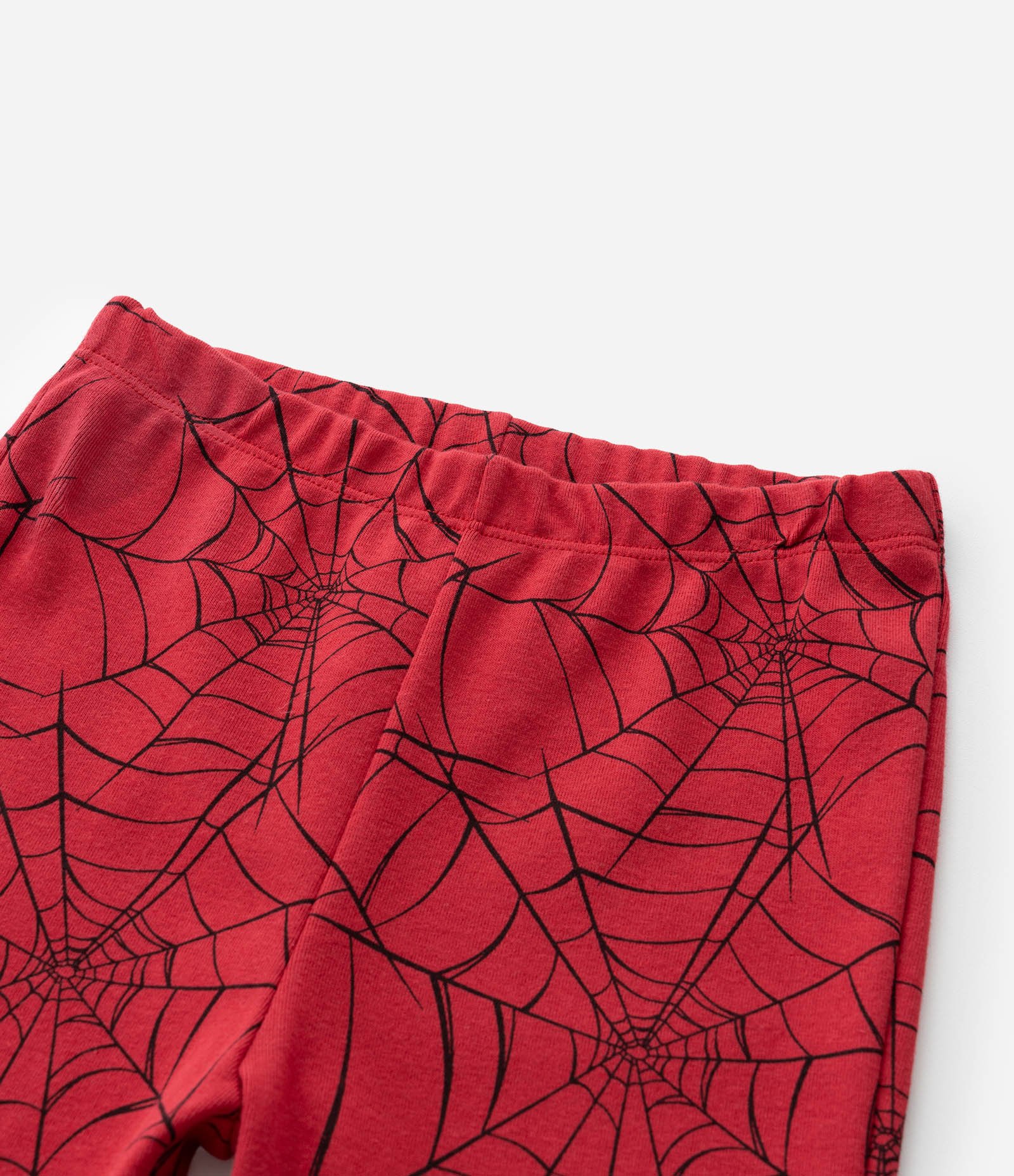 Pijama Infantil Longo com Estampa do Homem Aranha Brilha no Escuro- Tam 3 ao 10 anos Preto/Vermelho 9