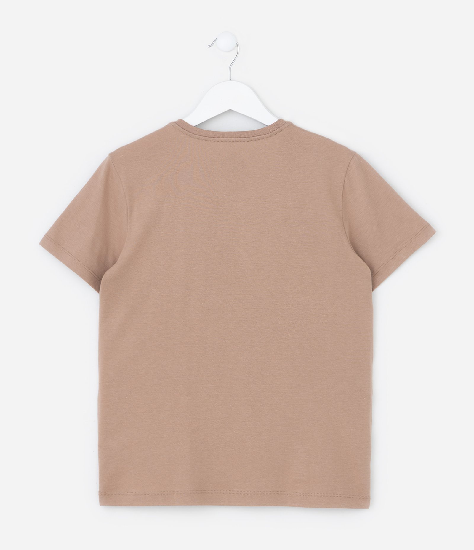 Pijama Infantil com Estampa Jurassic World - Tam 6 a 14 Anos Bege/Cinza 3