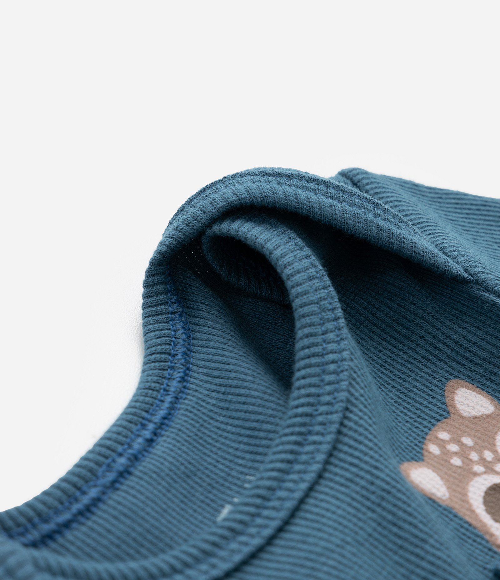 Body Infantil em Ribana com Bolsinho Estampado - Tam 0 a 18 meses Azul 4
