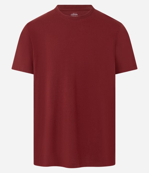 Camiseta Comfort Básica em Algodão Peruano com Manga Curta