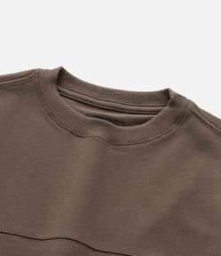 Camiseta Infantil em Piquet Texturizada - Tam 1 a 6 Anos