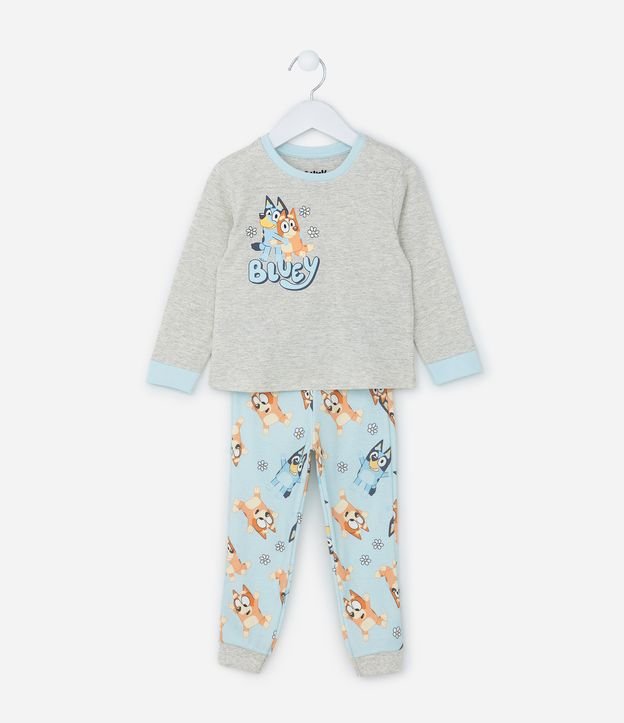 Pijama Infantil Longo em Algodão Estampa Bluey - Tam 2 a 6 anos