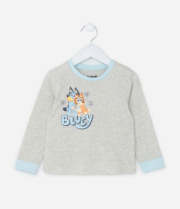 Pijama Infantil Longo em Algodão Estampa Bluey - Tam 2 a 6 anos