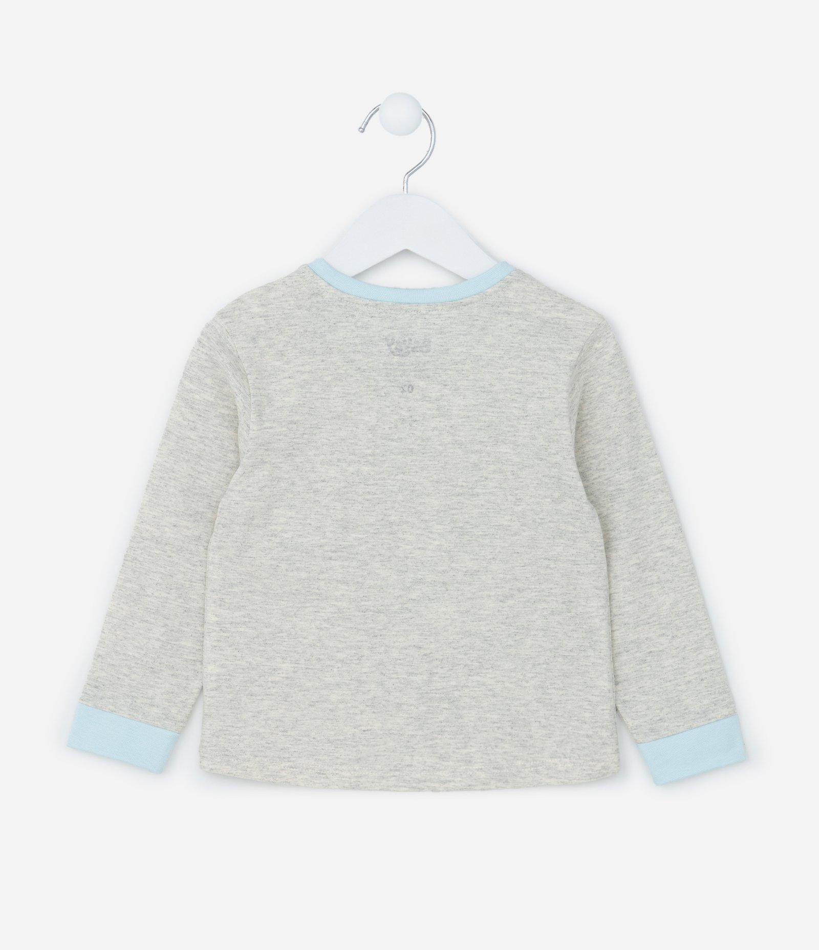 Pijama Infantil Longo em Algodão Estampa Bluey - Tam 2 a 6 anos Cinza/Azul 3