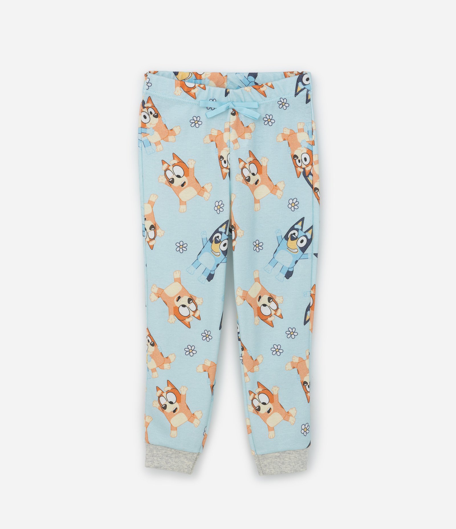 Pijama Infantil Longo em Algodão Estampa Bluey - Tam 2 a 6 anos Cinza/Azul 5