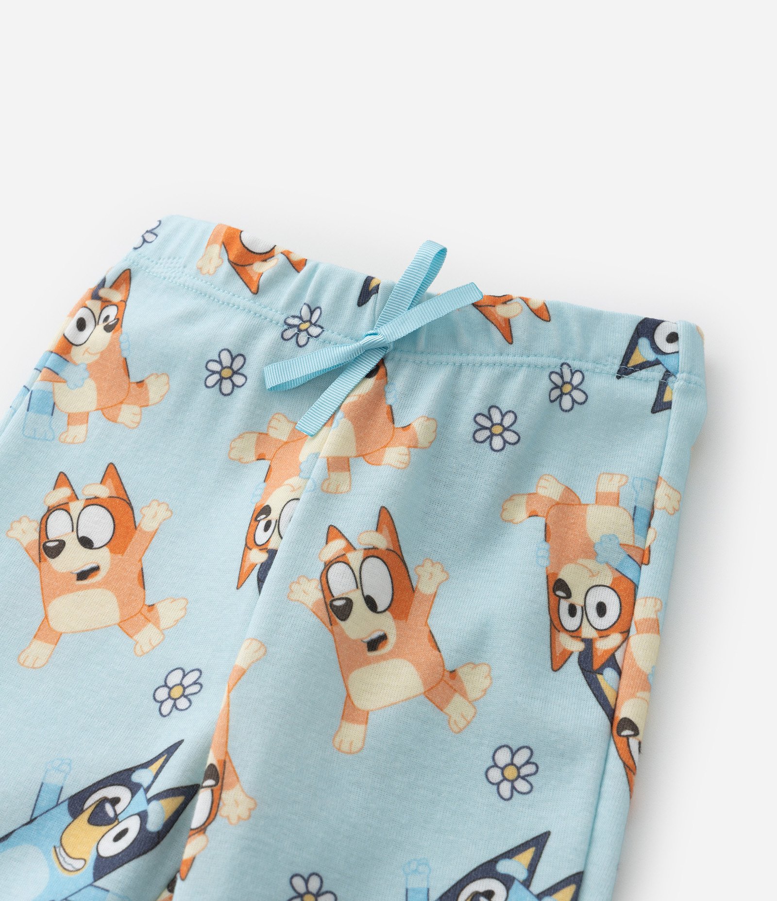 Pijama Infantil Longo em Algodão Estampa Bluey - Tam 2 a 6 anos Cinza/Azul 7