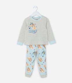 Pijama Infantil Longo em Algodão Estampa Bluey - Tam 2 a 6 anos