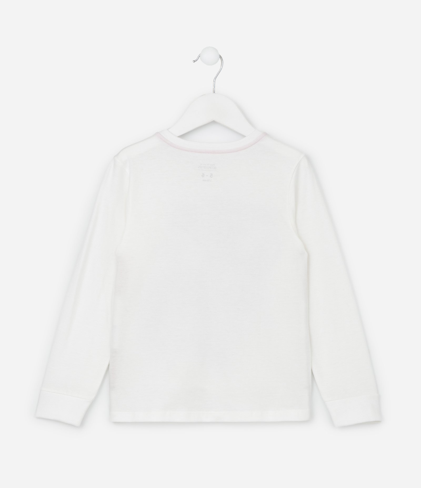 Pijama Infantil com Estampa Coelho e Unicórnio - Tam 5 a 14 Anos Off White 3