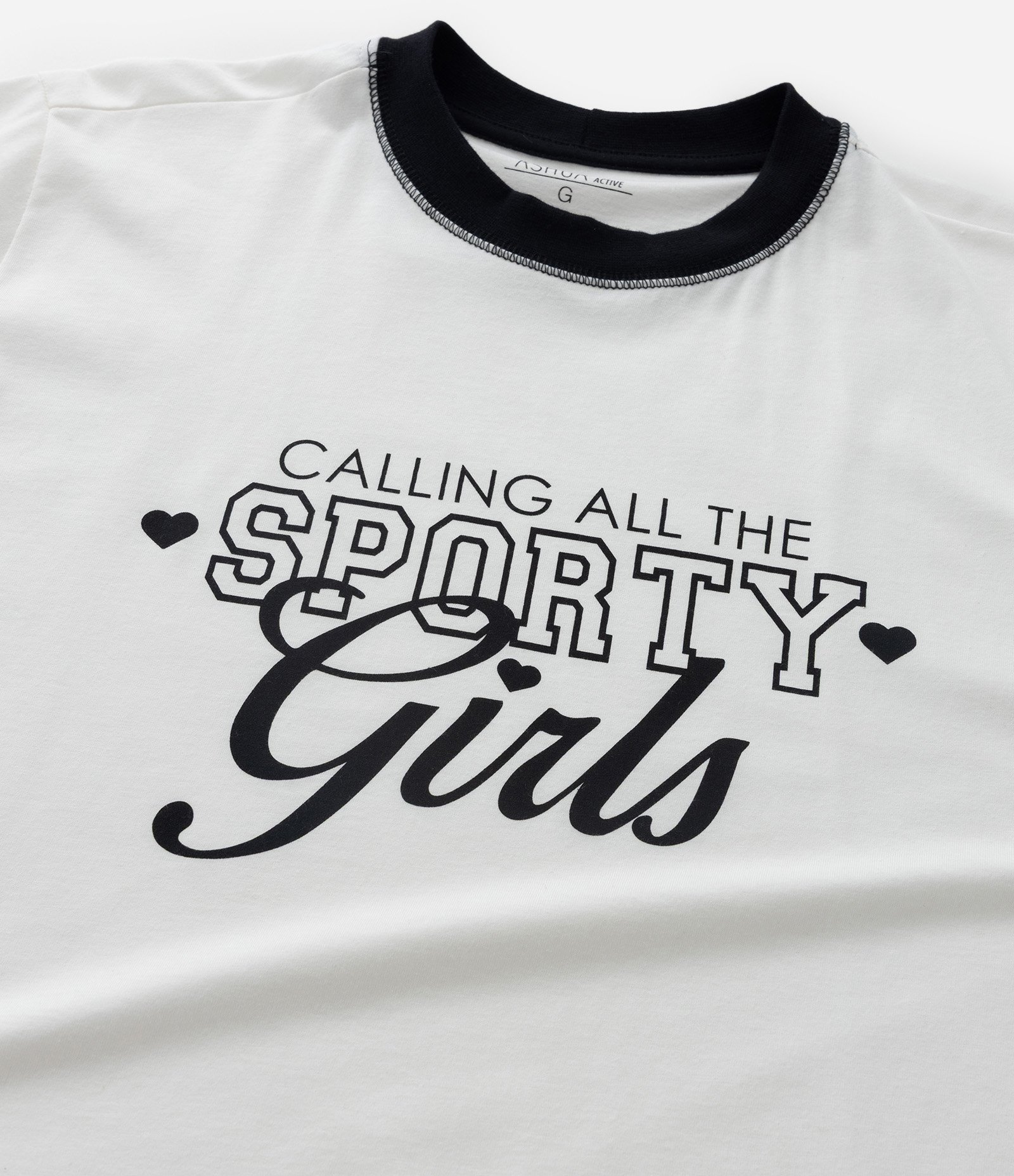 Camiseta Alongada Sporty Girls Curve & Plus Size Branco 6