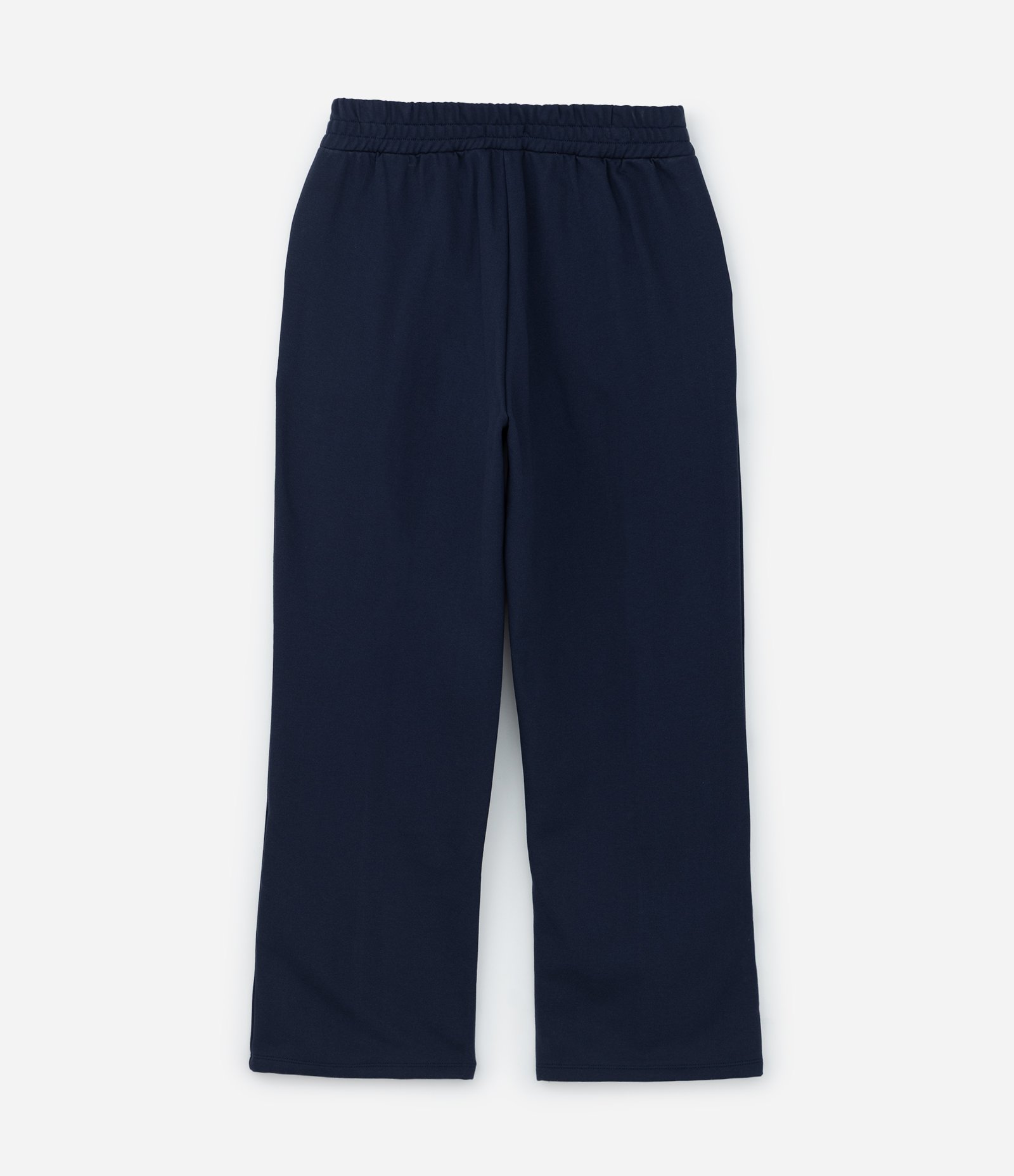 Calça Reta em Moletom Curve & Plus Size Azul 6