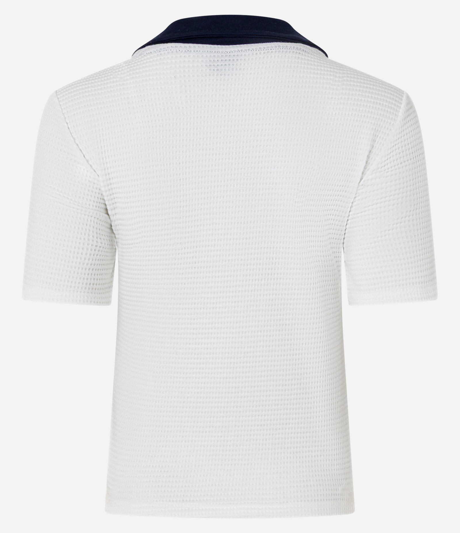 Blusa Polo Texturizada com Bordado em Lettering Branco 7
