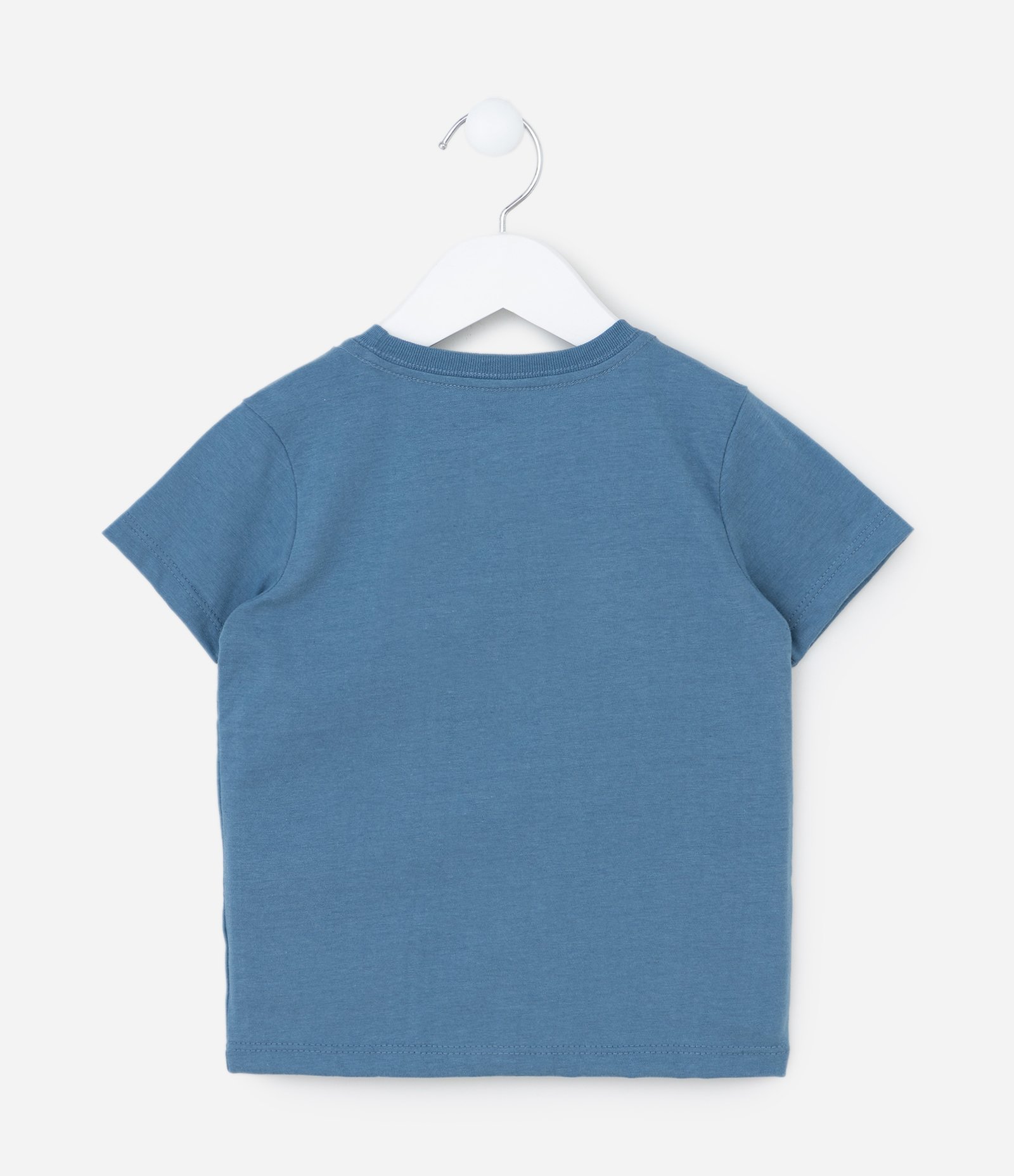 Camiseta Infantil com Estampa Carro de Corrida - Tam 1 a 6 Anos Azul 2