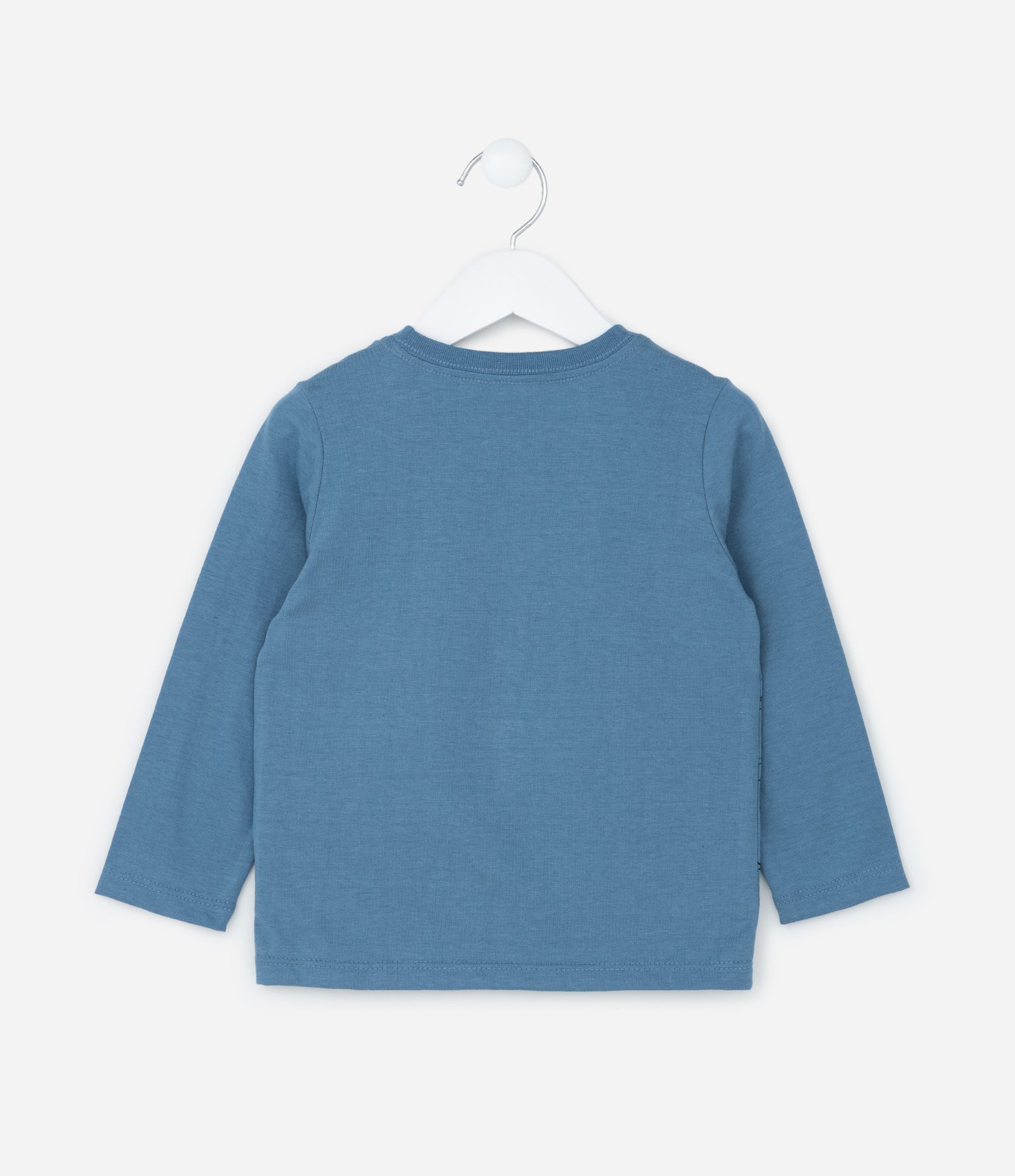 Camiseta Infantil com Estampa Carro de Corrida - Tam 1 a 6 Anos Azul 2