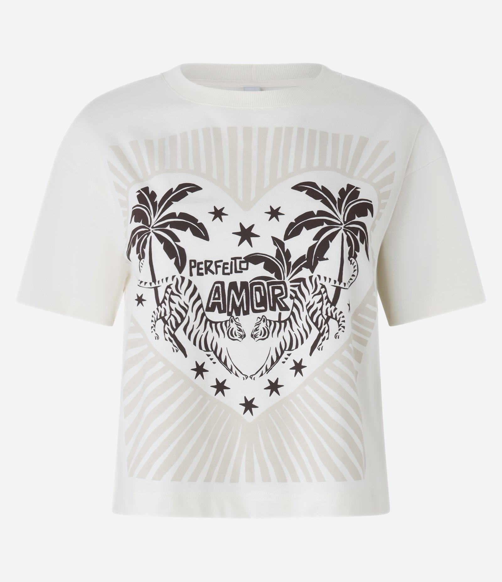 Blusa T-shirt Curta em Algodão com Estampa Perfeito Amor Snow White 3