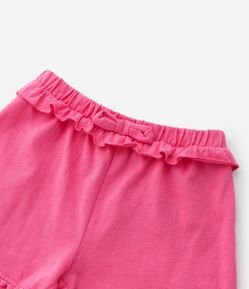 Short Infantil com Babadinho e Pompons - Tam 1 a 5 Anos