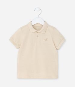 Camiseta Polo Infantil com Bordado - Tam 1 a 5 Anos