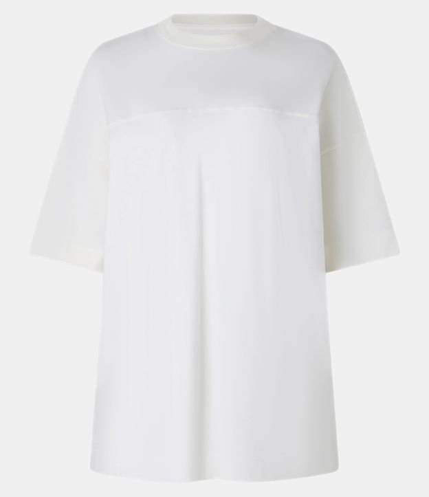 Camiseta Over em Algodão Agroecológico com Costura na Pala