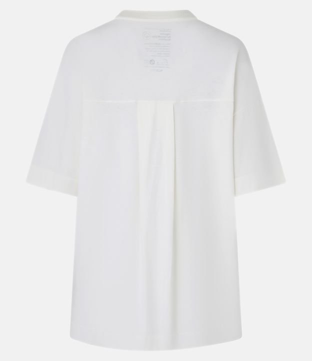 Camiseta Over em Algodão Agroecológico com Costura na Pala