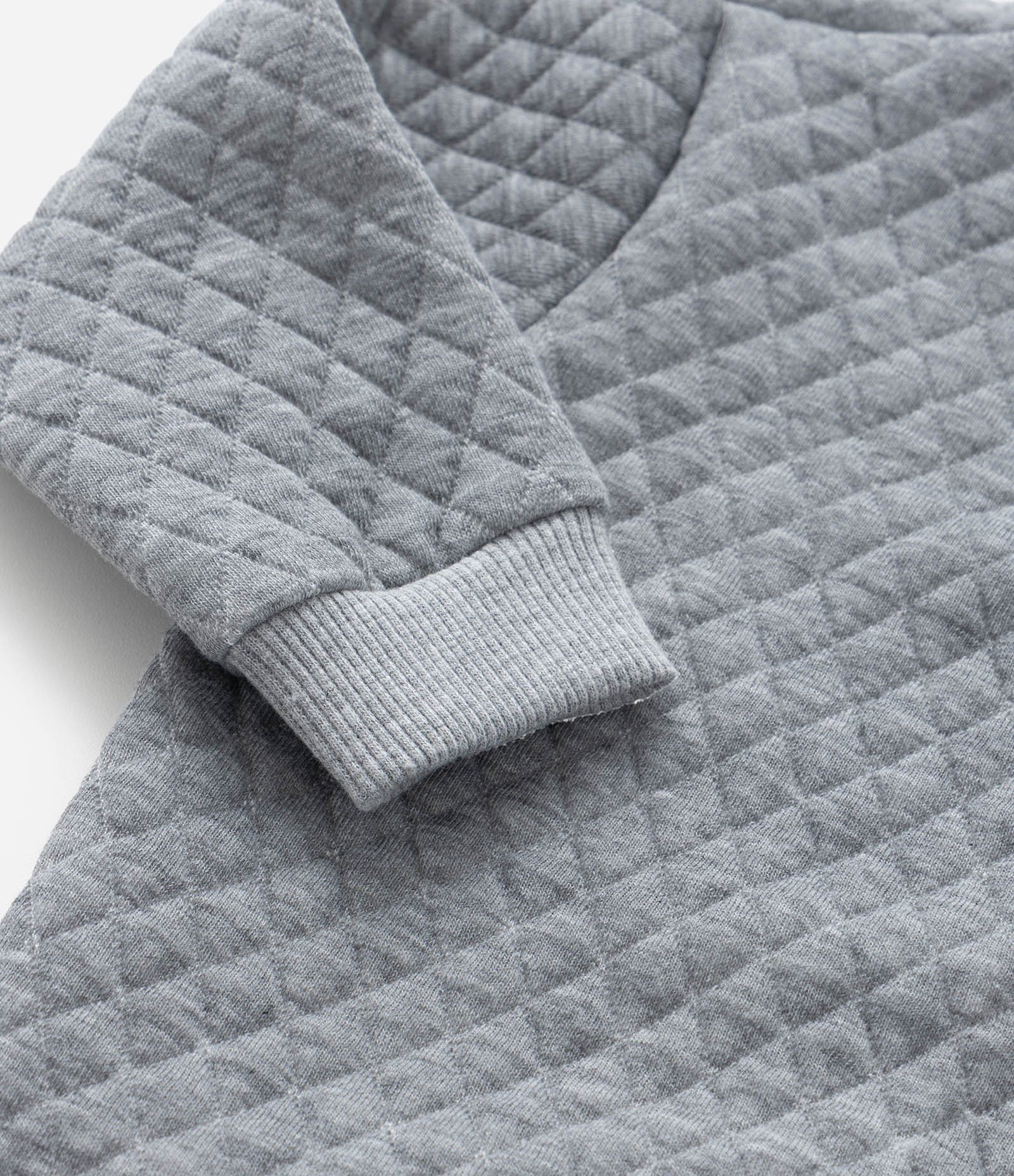 Conjunto Infantil com Textura Matelassê - Tam 0 a 18 meses Cinza 6