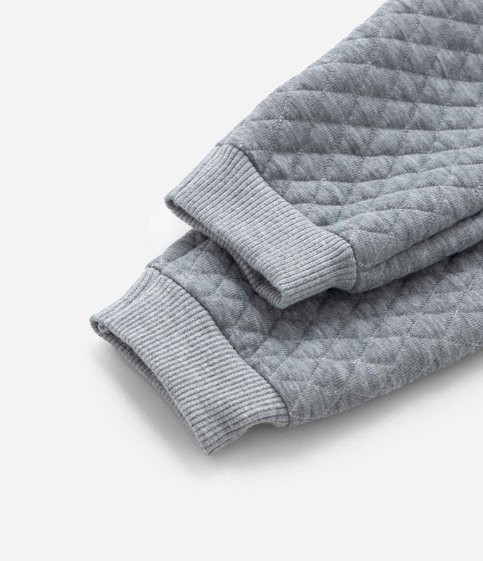 Conjunto Infantil com Textura Matelassê - Tam 0 a 18 meses Cinza 7