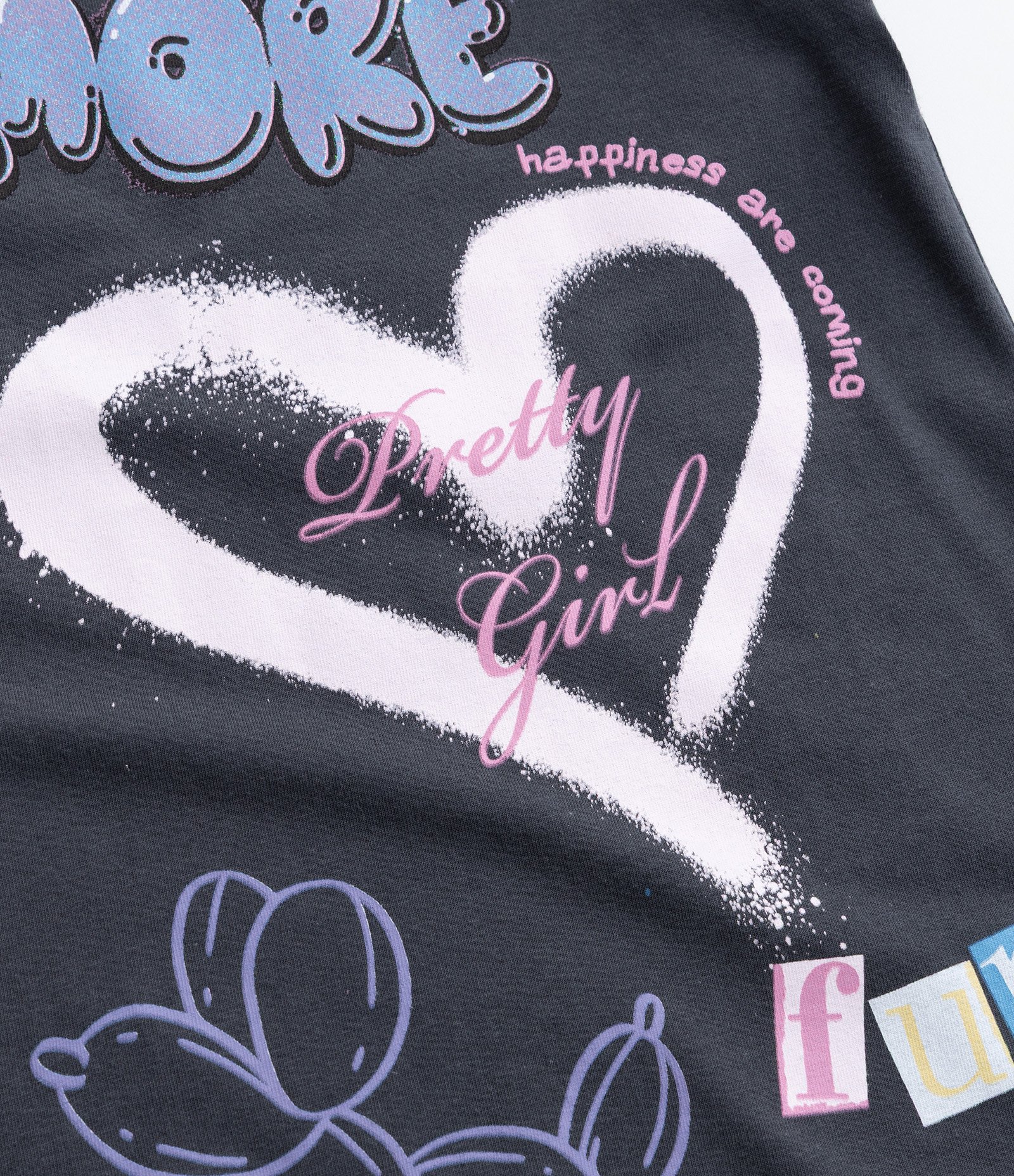 Camiseta Infantil com Estampa Doodles Grafitados - Tam 5 a 14 Anos Cinza 4