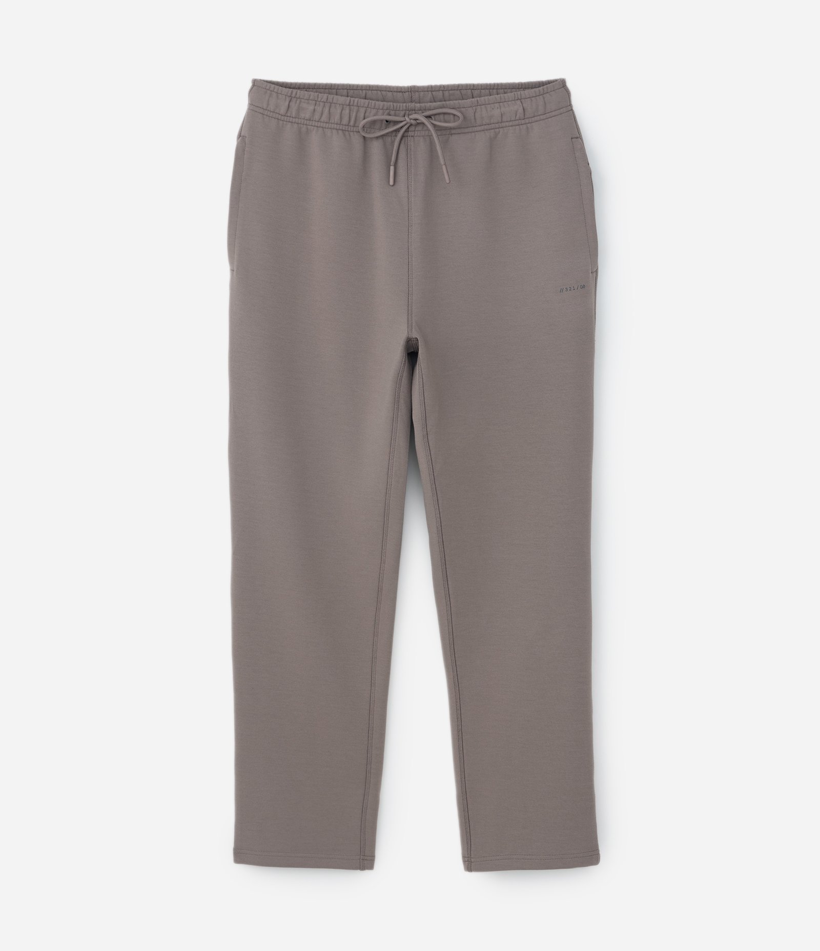 Calça Esportiva Reta em Moletom Tech com Bolsos Marrom 5