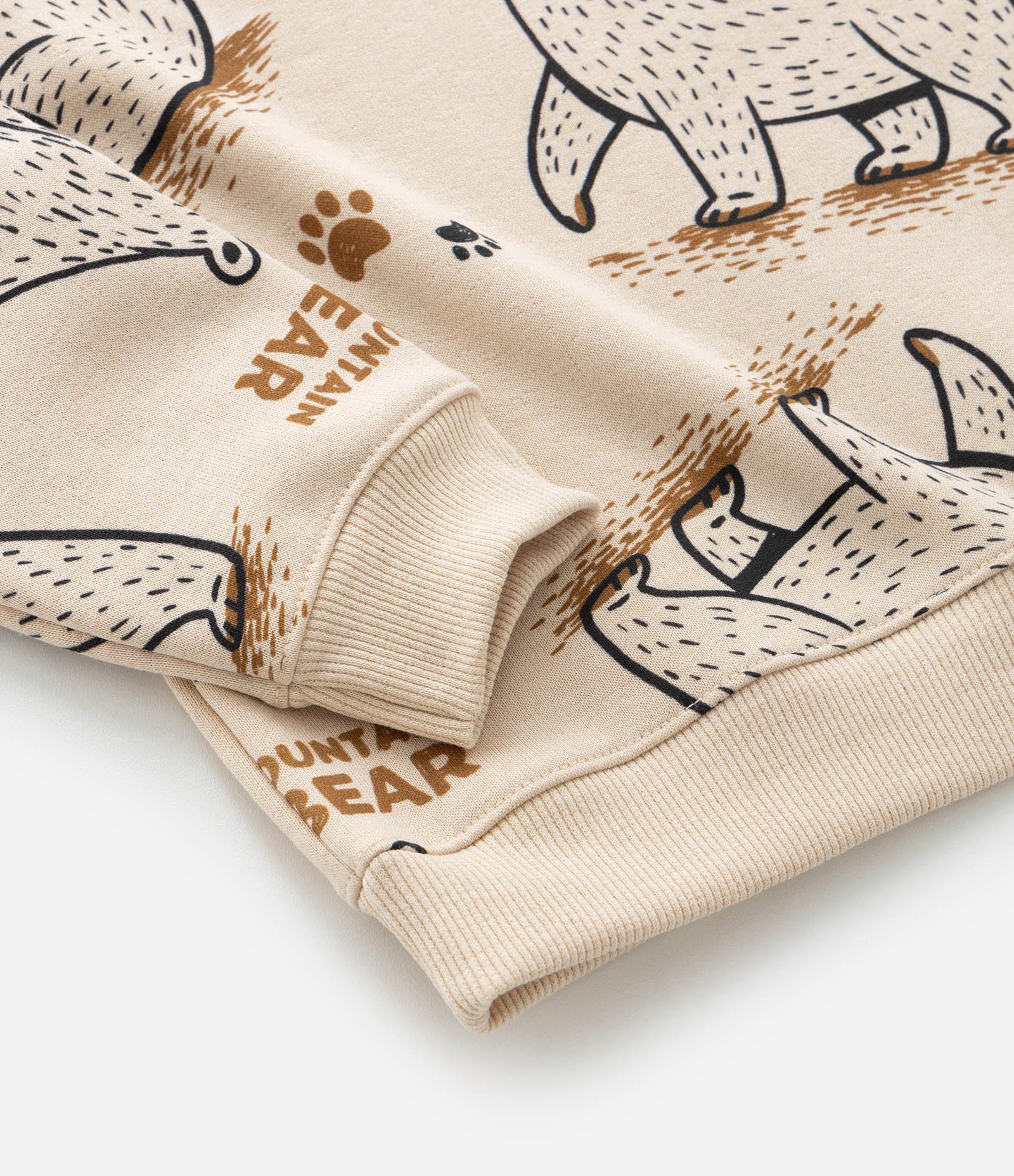 Conjunto Infantil com Estampa Ursos - Tam 1 a 6 Anos Bege/Marrom 6