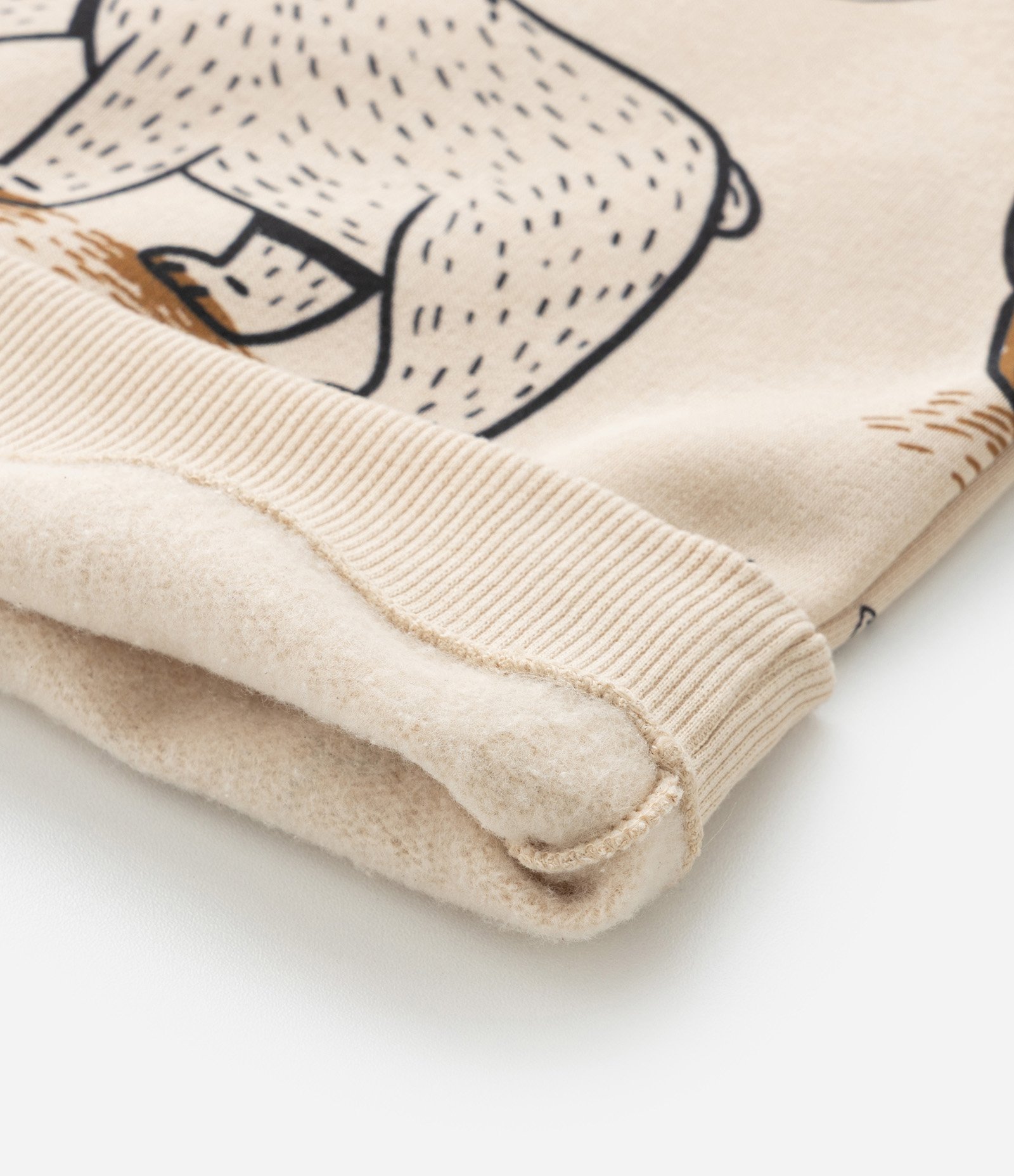 Conjunto Infantil com Estampa Ursos - Tam 1 a 6 Anos Bege/Marrom 7