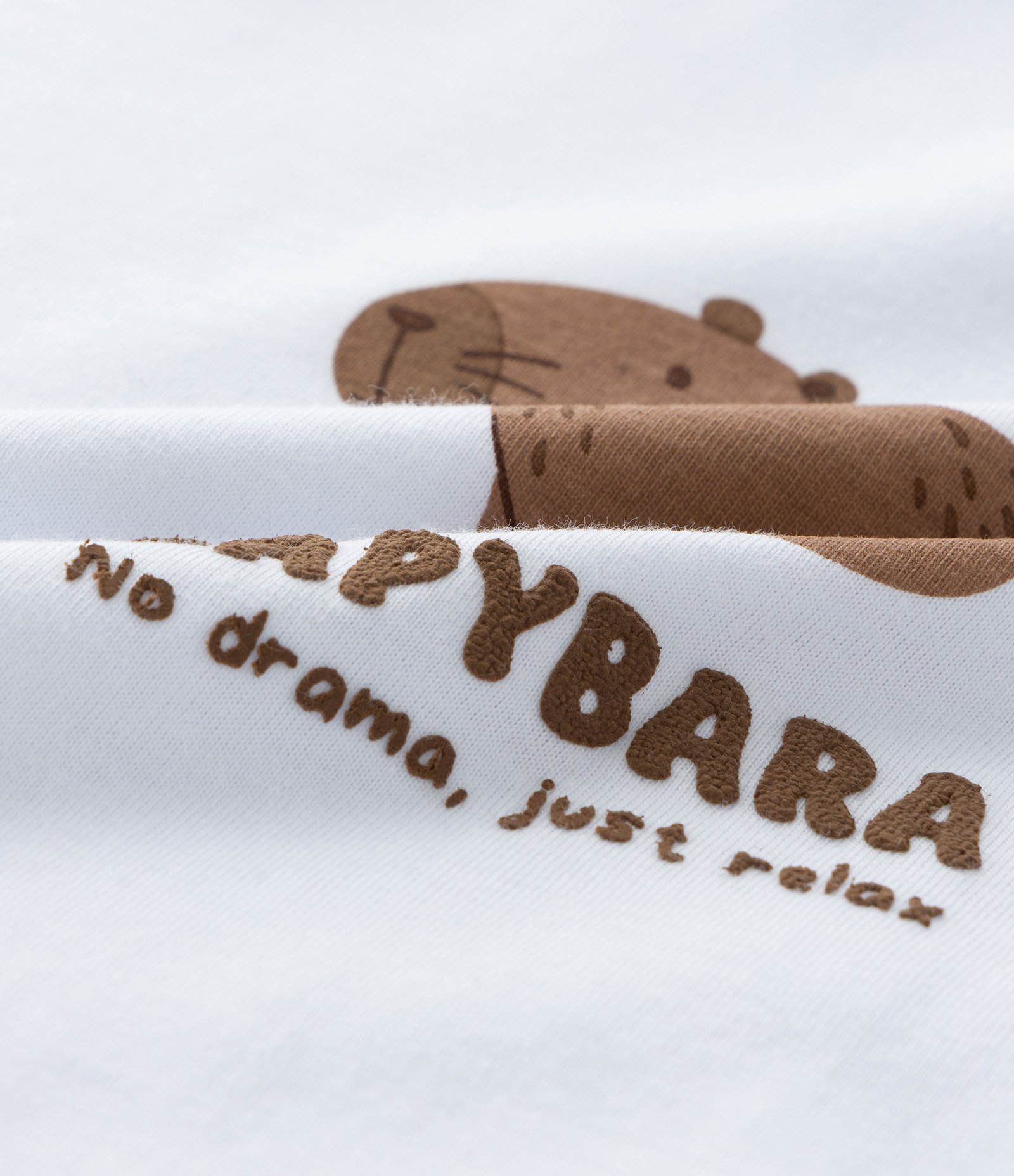 Pijama Infantil com Estampa Capivara - Tam 6 a 14 Anos Branco/Azul 9