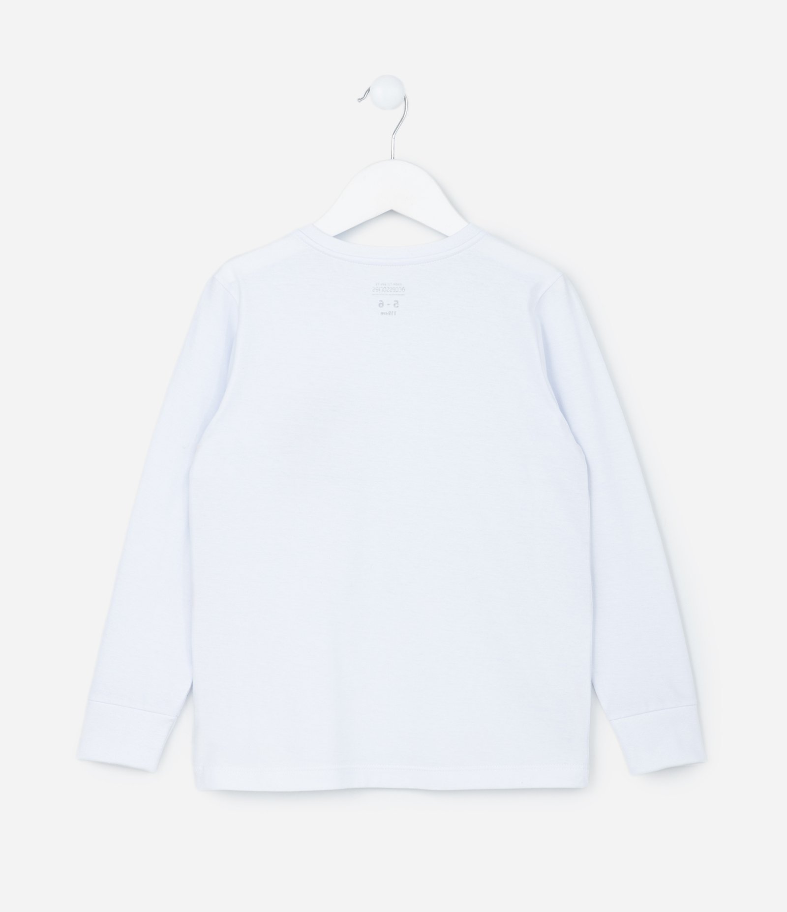 Pijama Infantil com Estampa Capivara - Tam 6 a 14 Anos Branco/Azul 3