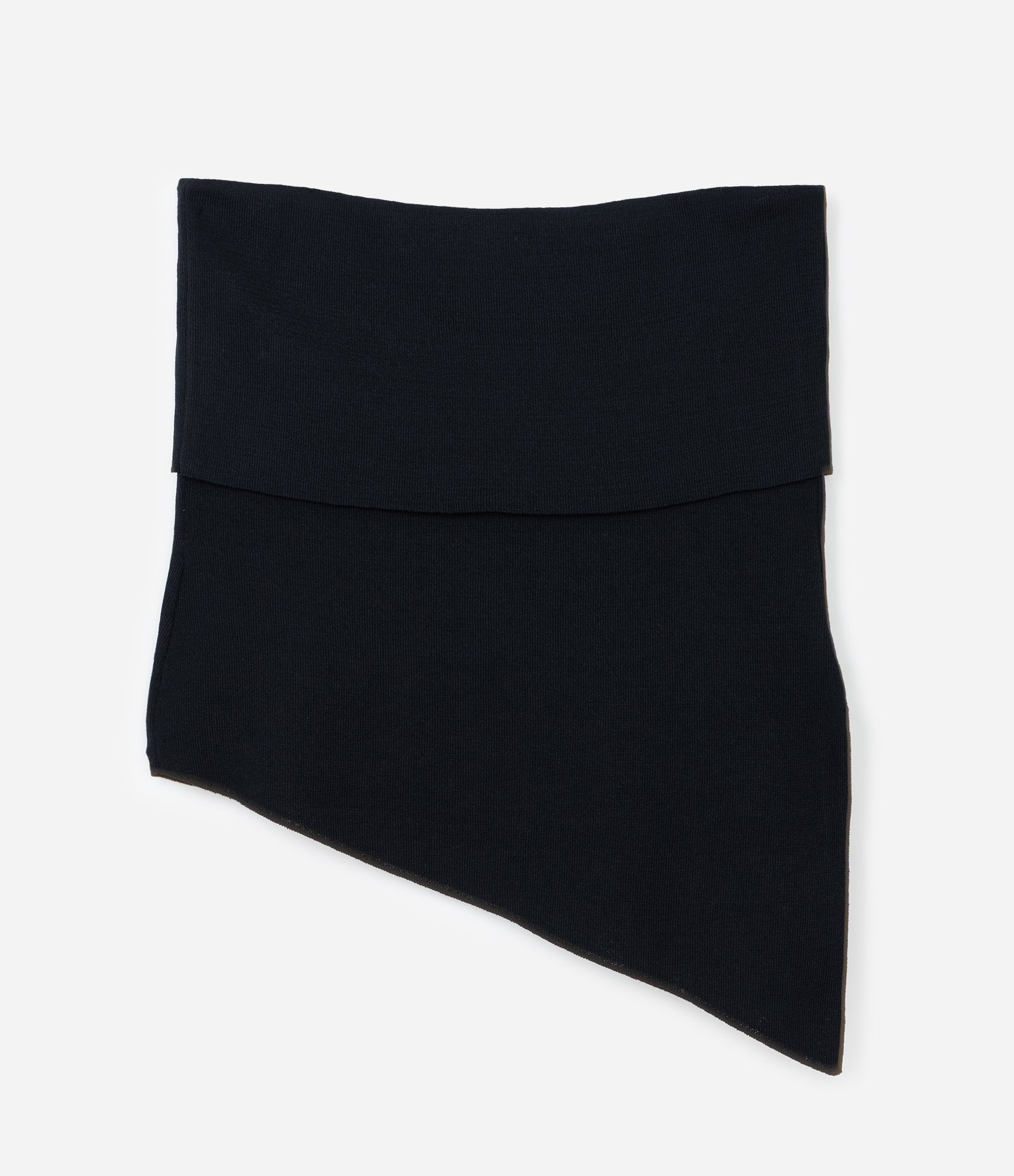 Blusa sem Manga em Tricô com Sobreposição e Fenda Lateral Curve & Plus Size Preto 6