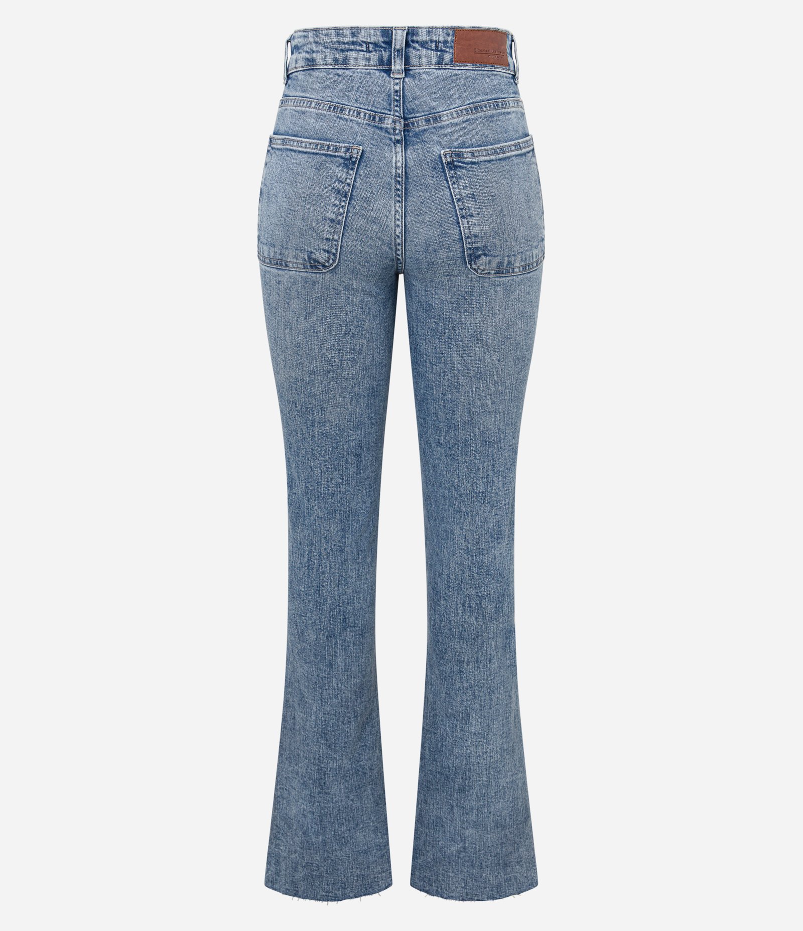 Calça Boot Cut em Jeans com Bolsos Frontais Azul 6