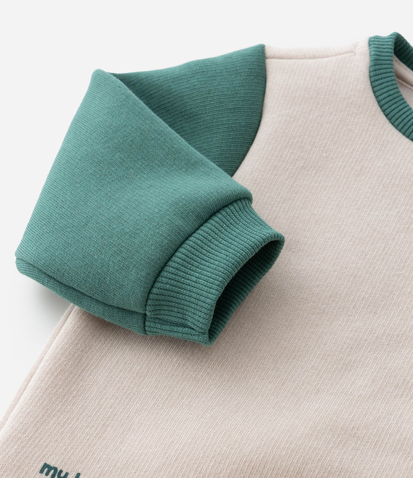 Conjunto Infantil com Estampa Interativa Dino - Tam 0 a 18 meses Verde/Bege 11