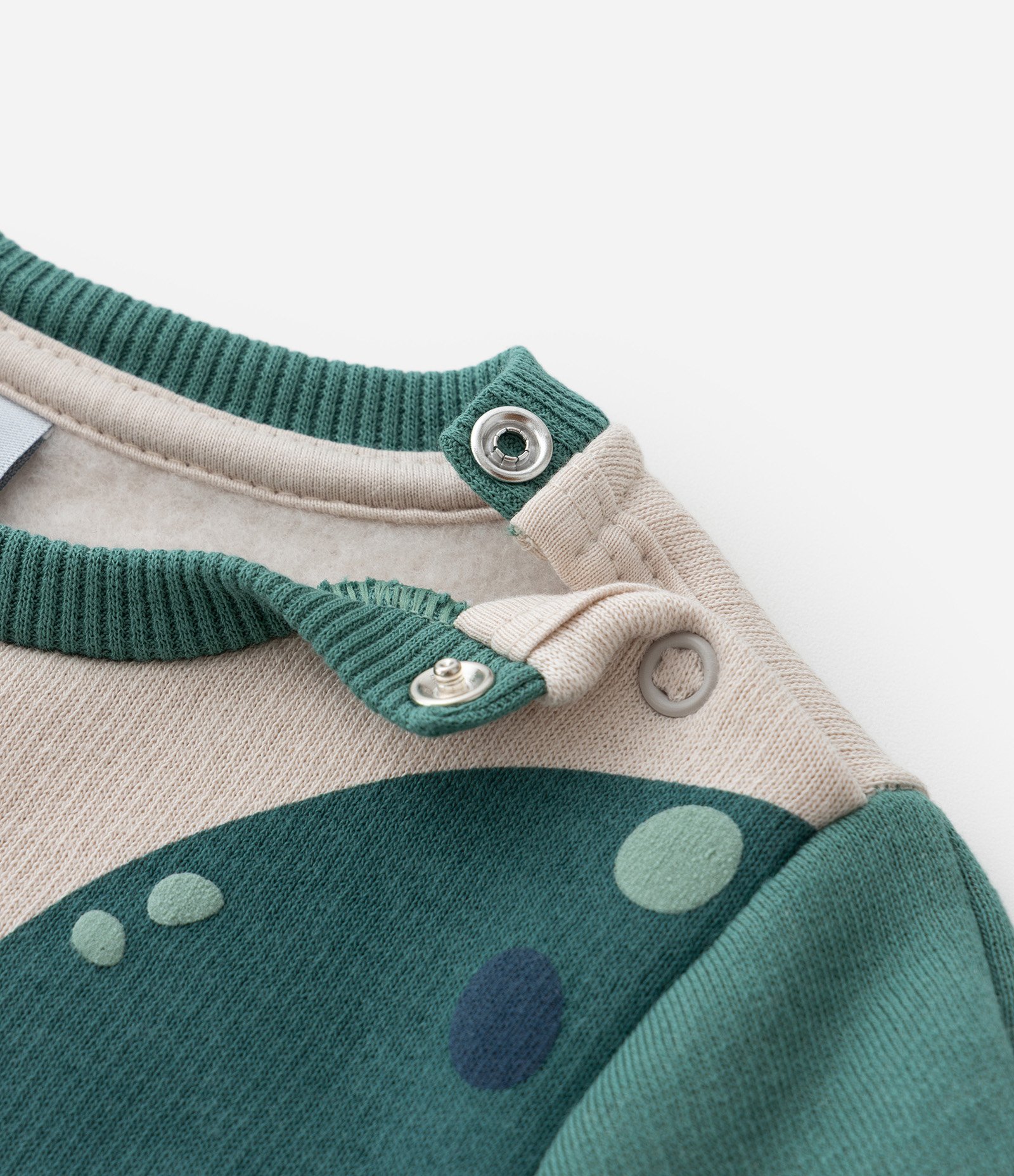 Conjunto Infantil com Estampa Interativa Dino - Tam 0 a 18 meses Verde/Bege 12
