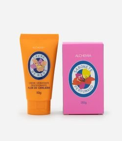 Kit Flor de Cerejeira com Creme de Mãos e Sabonete Perfumado Alchemia