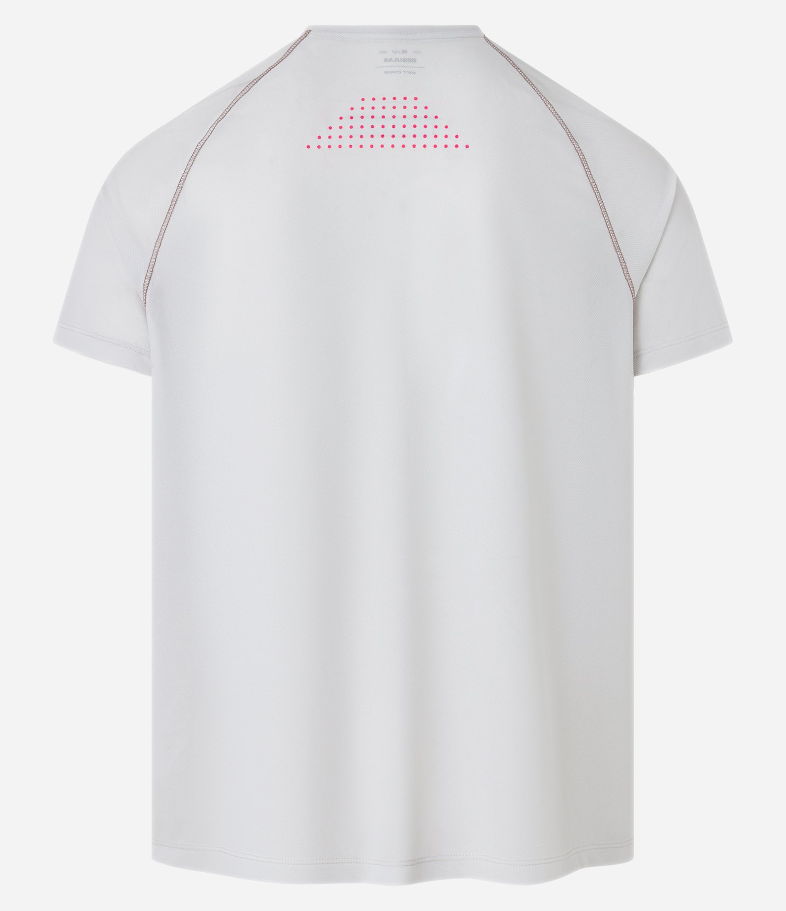 Camiseta em Tecnologia Dry com Costura Contrastante Off White 9