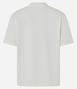 Blusa em Algodão Peruano Interlock com Gola Redonda