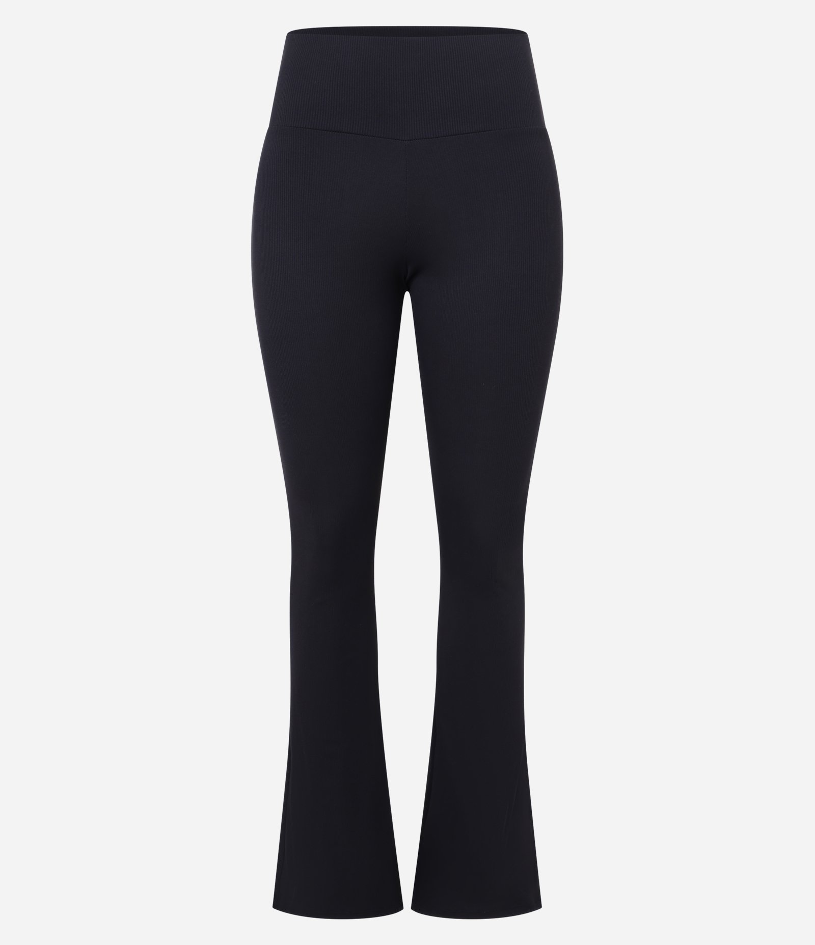 Calça Flare Esportiva em Microfibra Preto 1