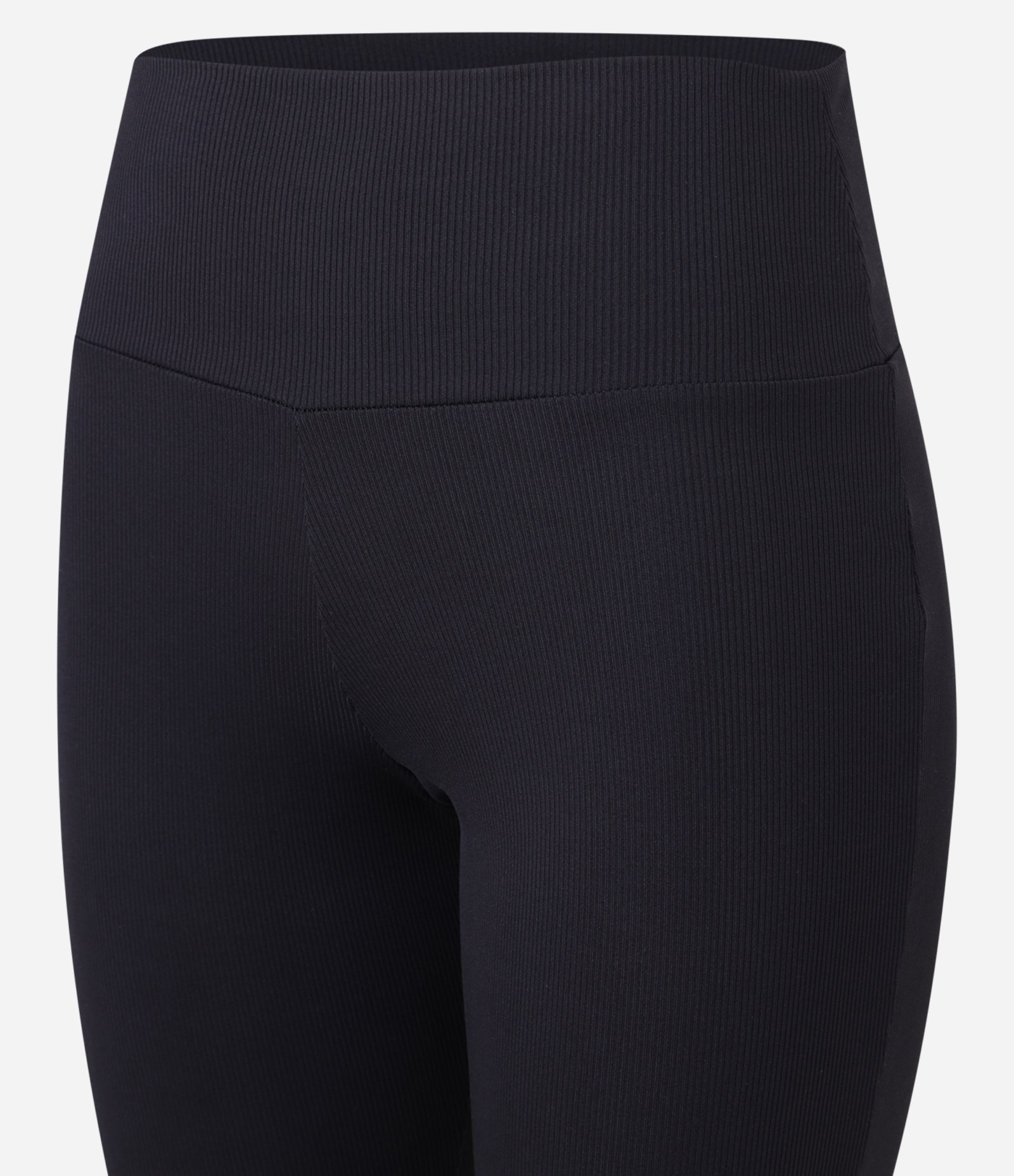 Calça Flare Esportiva em Microfibra Preto 2