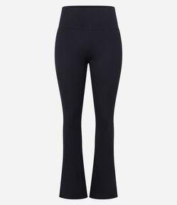 Calça Flare Esportiva em Microfibra
