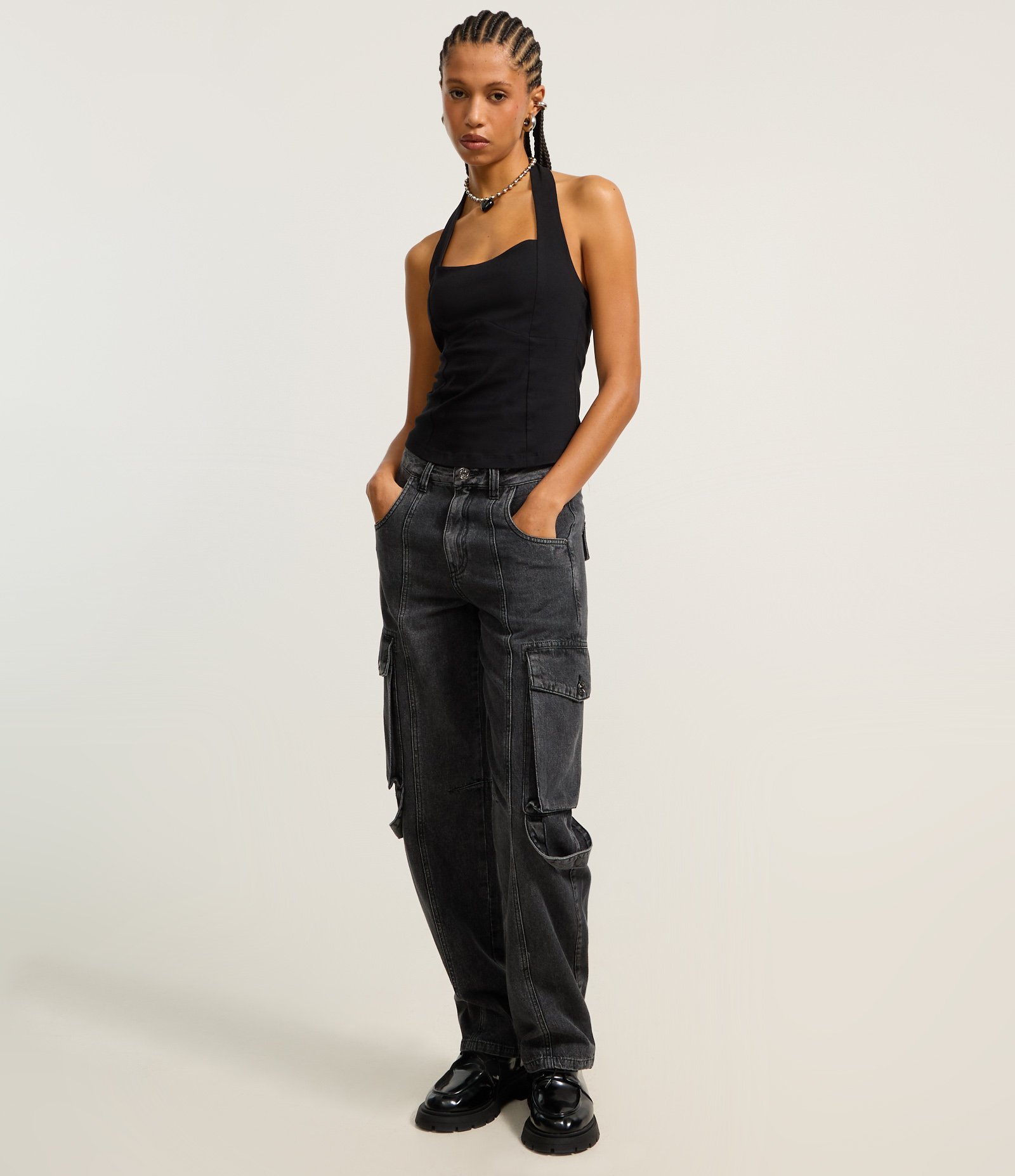 Blusa em Bengaline Frete Única Preto 2