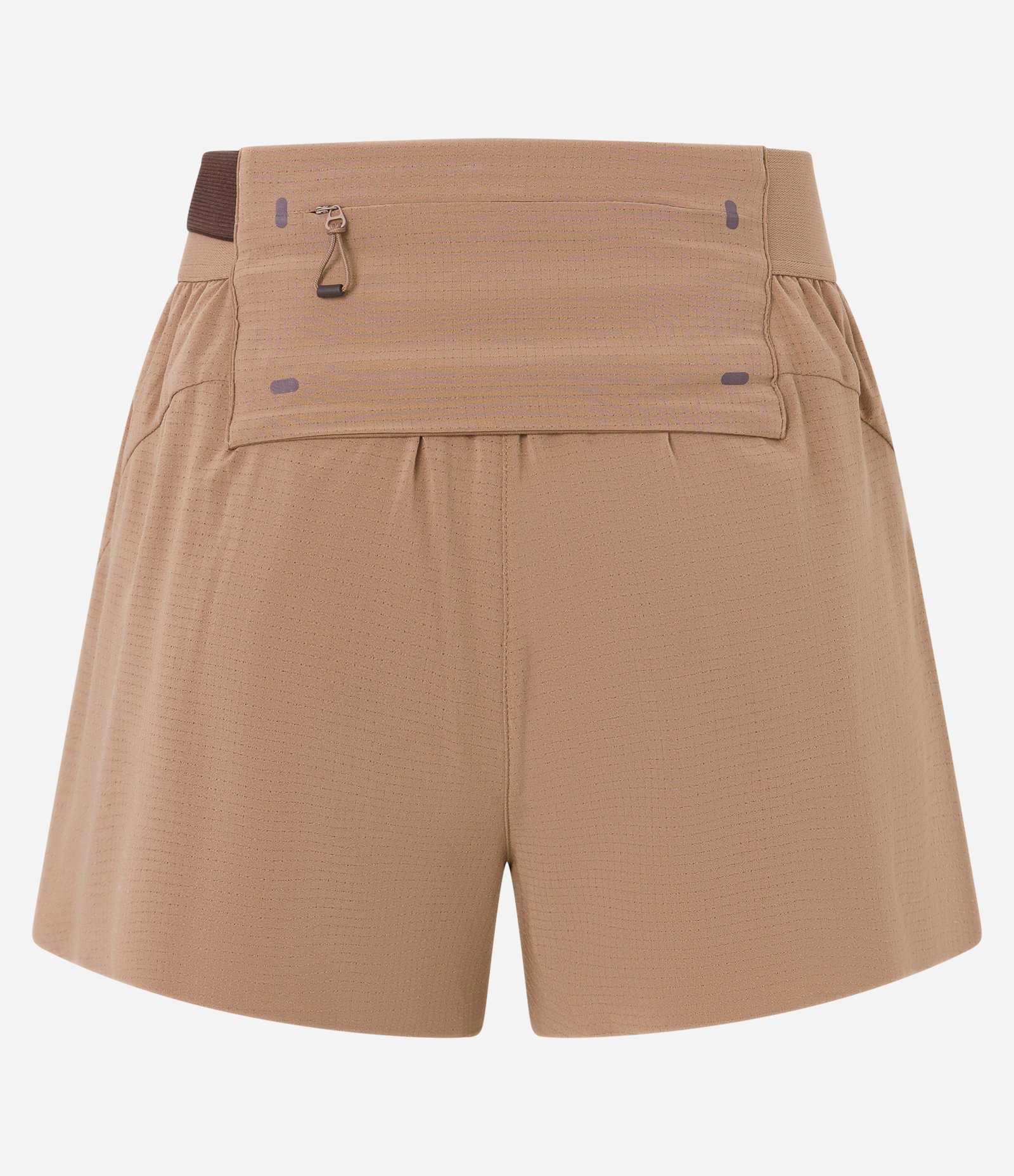 Bermuda Runner com Short Interno e Bolso com Zíper Bege 7