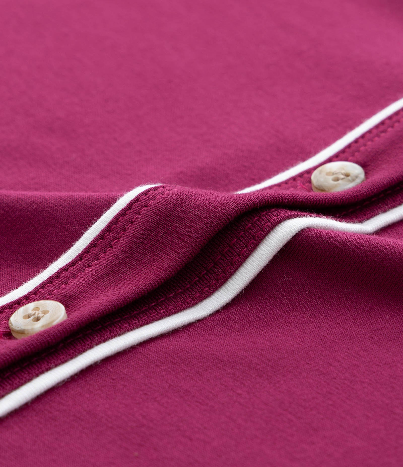 Pijama Longo Viscolycra Detalhes de Listras Curve & Plus Size Vinho 6