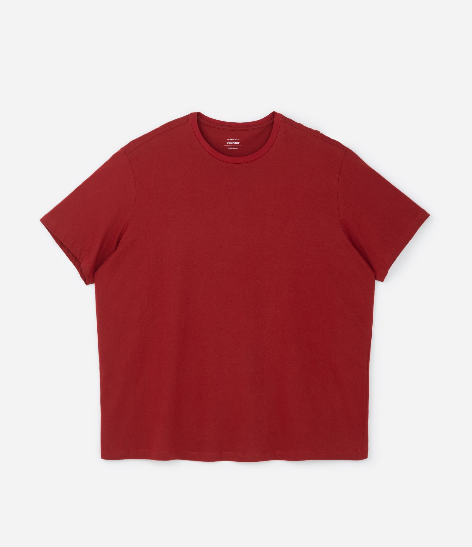 Camiseta Comfort Básica em Algodão Vermelho 1